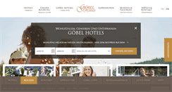 Desktop Screenshot of goebel-hotels.com